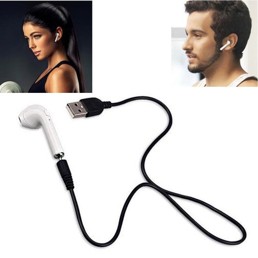 JMT-745034 Wireless Mini Bluetooth Headset for Apple and Android Devices, Noise Cancelling, 4-5 Hour Playback, Dual Connection