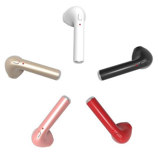 JMT-745034 Wireless Mini Bluetooth Headset for Apple and Android Devices, Noise Cancelling, 4-5 Hour Playback, Dual Connection