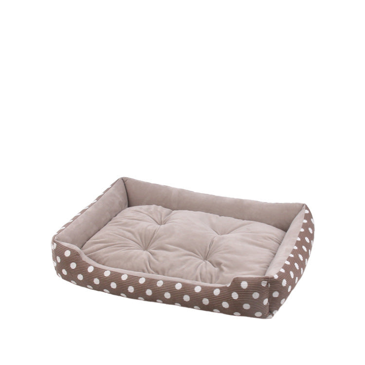 JMT-745162 Universal Dog Bed in Soft Fabric for Cats and Dogs - Available in Multiple Sizes (45cm to 110cm)