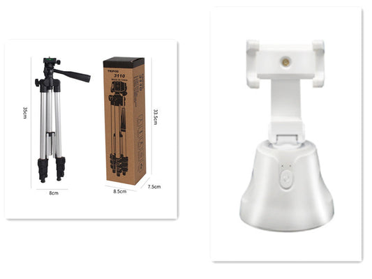 JMT-745866 360° Intelligent Follow-Up PTZ Camera Mount for Mobile Devices and Accessories
