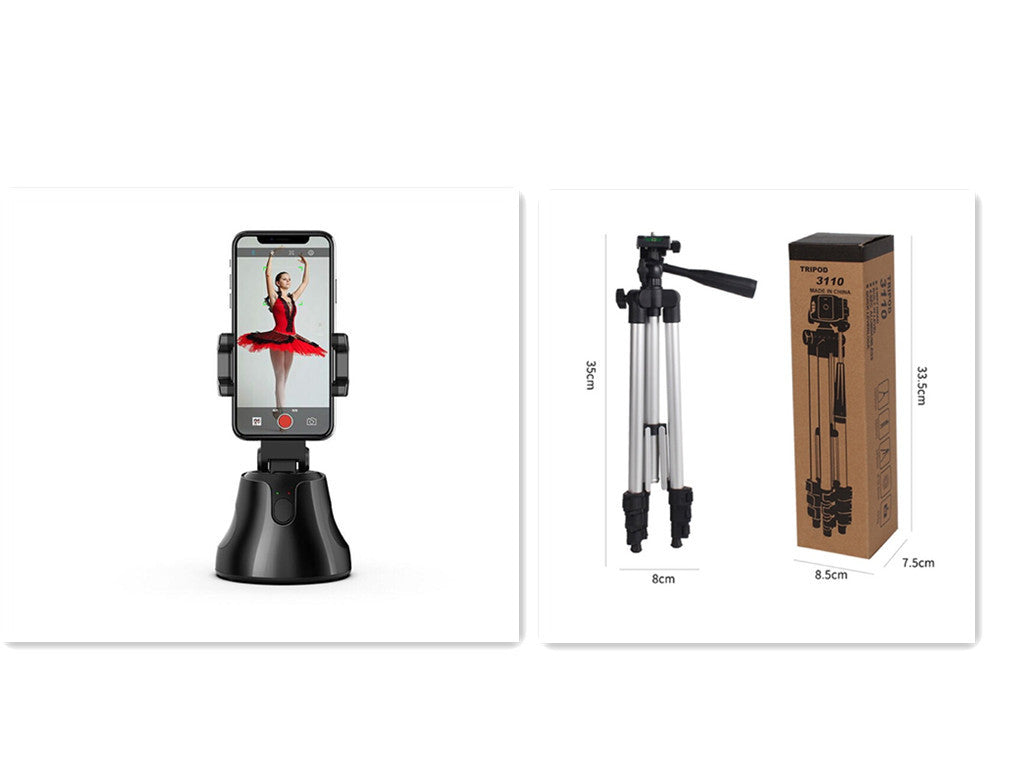 JMT-745866 360° Intelligent Follow-Up PTZ Camera Mount for Mobile Devices and Accessories