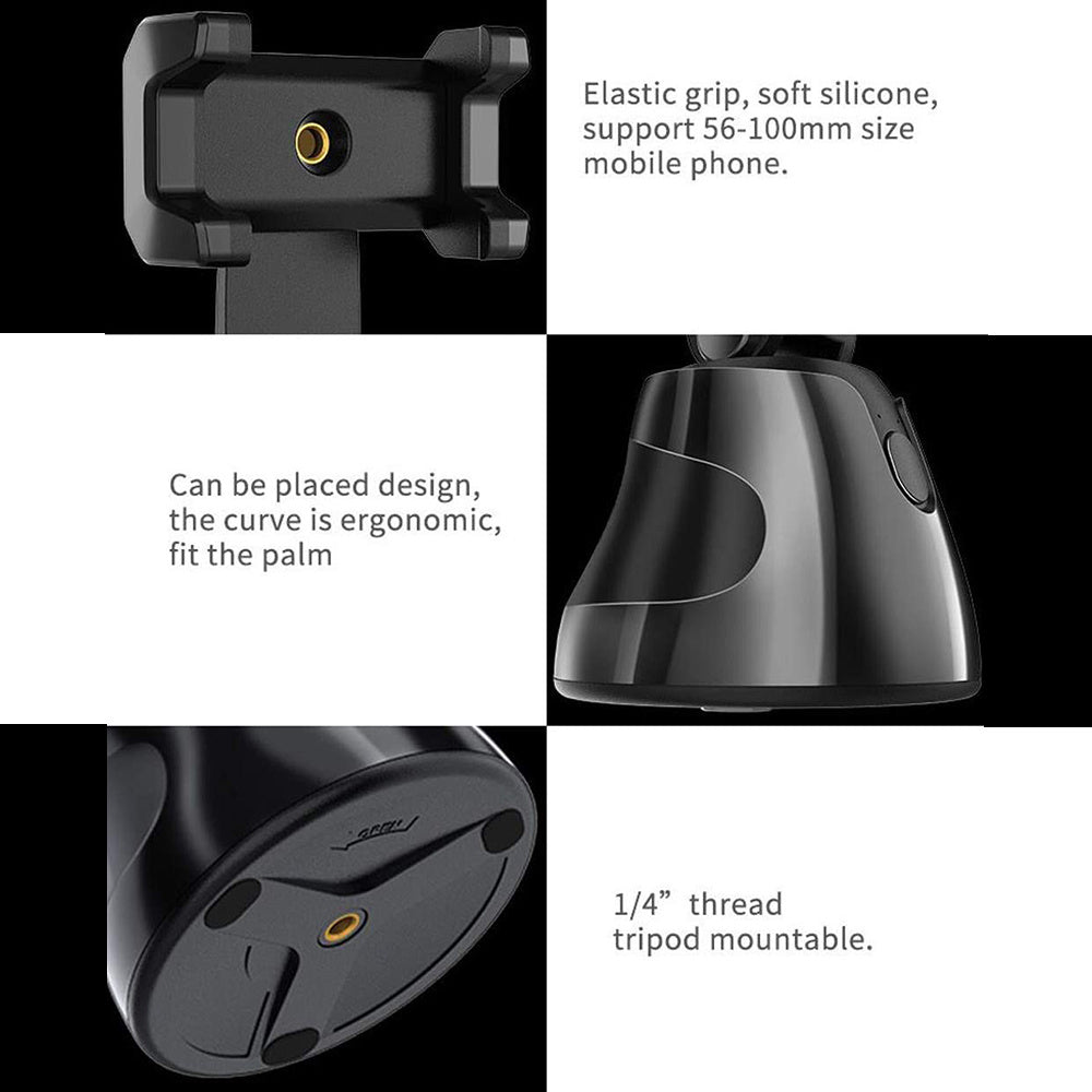 JMT-745866 360° Intelligent Follow-Up PTZ Camera Mount for Mobile Devices and Accessories