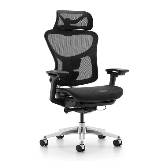JMT-746762 Ergonomic Mesh Office Chair with Adjustable Headrest and Reclining Function