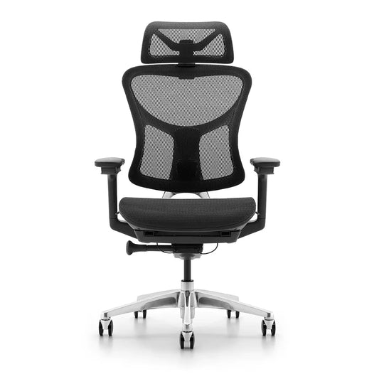 JMT-746762 Ergonomic Mesh Office Chair with Adjustable Headrest and Reclining Function