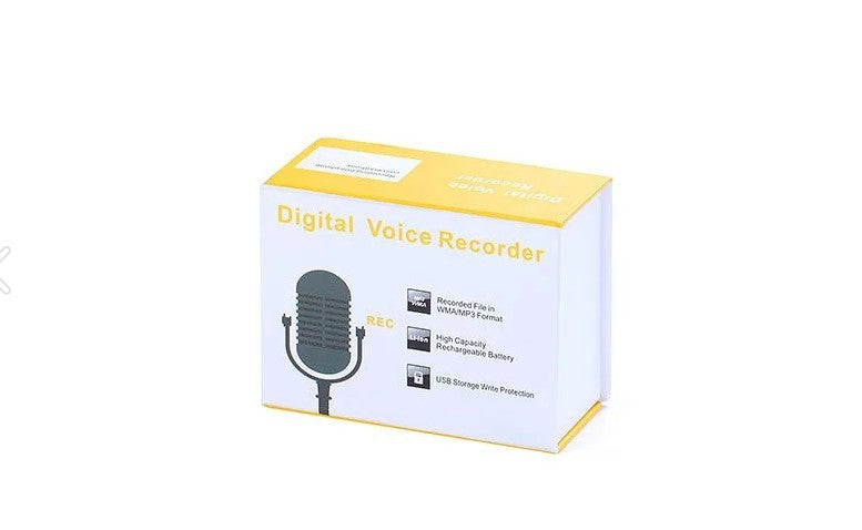 JMT-747018 High-Definition Mini Portable Recorder with Noise Reduction, 1200 Minutes Recording Time, Dual Microphone, USB 2.0, Supports SD Card
