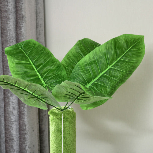 JMT-747018 Indoor Cat Tree with Hammock, Scratching Post, Platforms, and Anti-tipping Device - Green, 56 inches