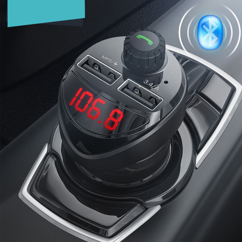 JMT-747338 Bluetooth Car MP3 Player with Dual USB Charger and Hands-free Calling