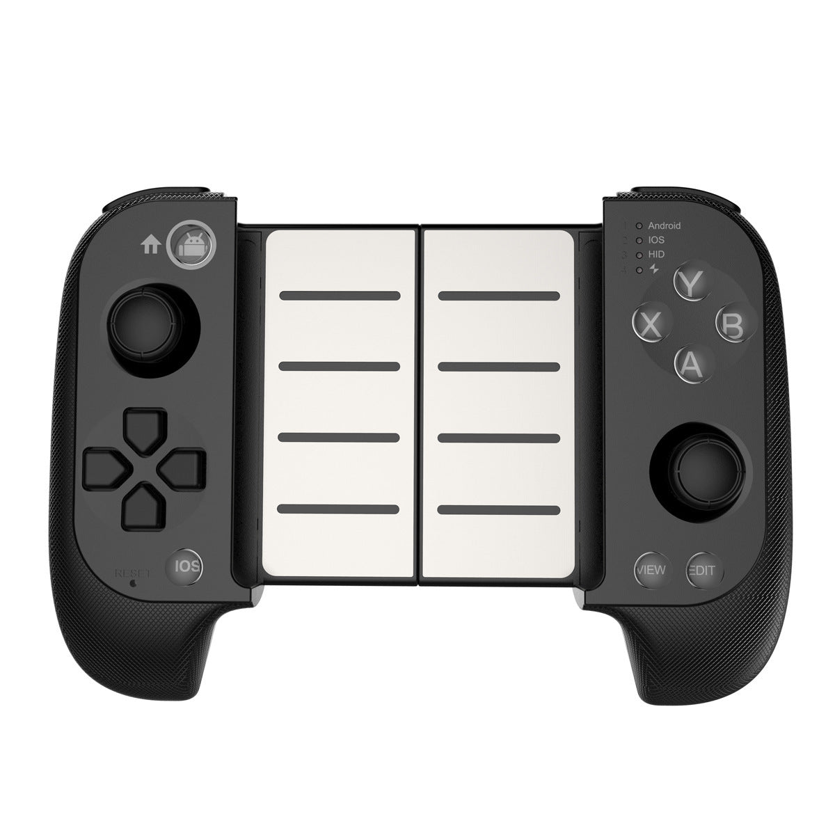 JMT-747466 Retractable Bluetooth Game Controller for Android and iPhone, Model YSL-STK-7007F1, 19x13x4.5cm