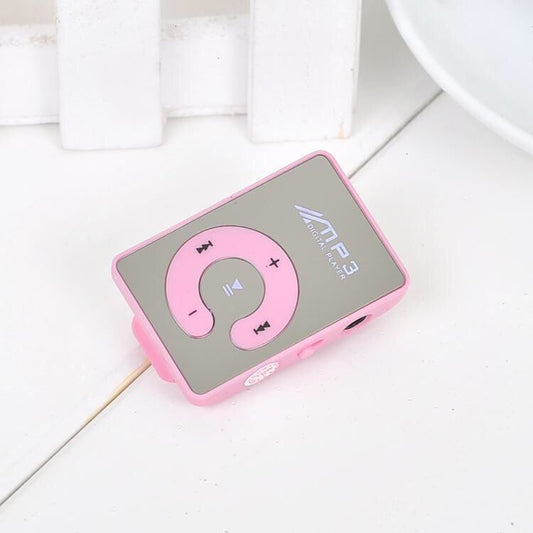 JMT-747978 Portable Clip MP3 Music Player with USB Interface and 3.5mm Headphone Jack - Available in Multiple Colors