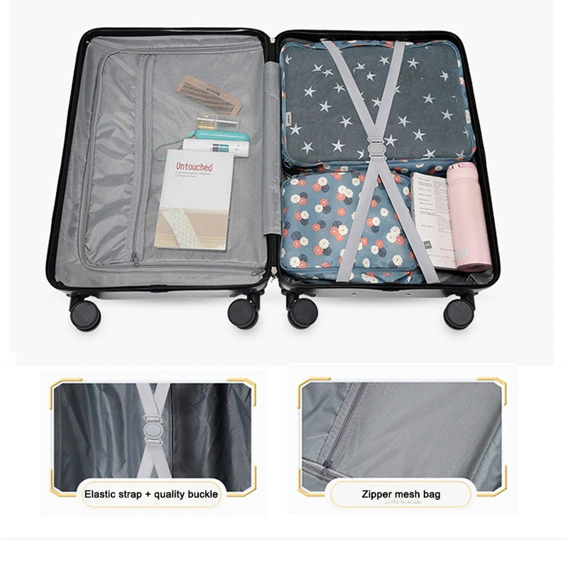 JMT-748042 Stylish Lightweight Trolley Suitcase Travel Set in Durable ABS Material