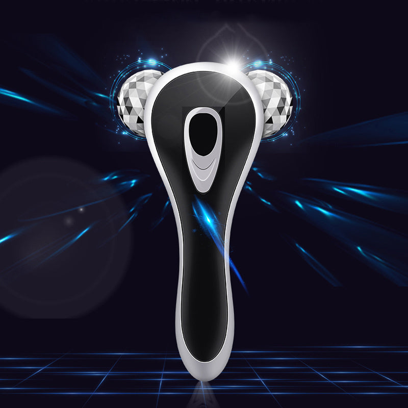 JMT-748554 3D Roller Massager for Facial and Body Contouring, Silver and Gold Options