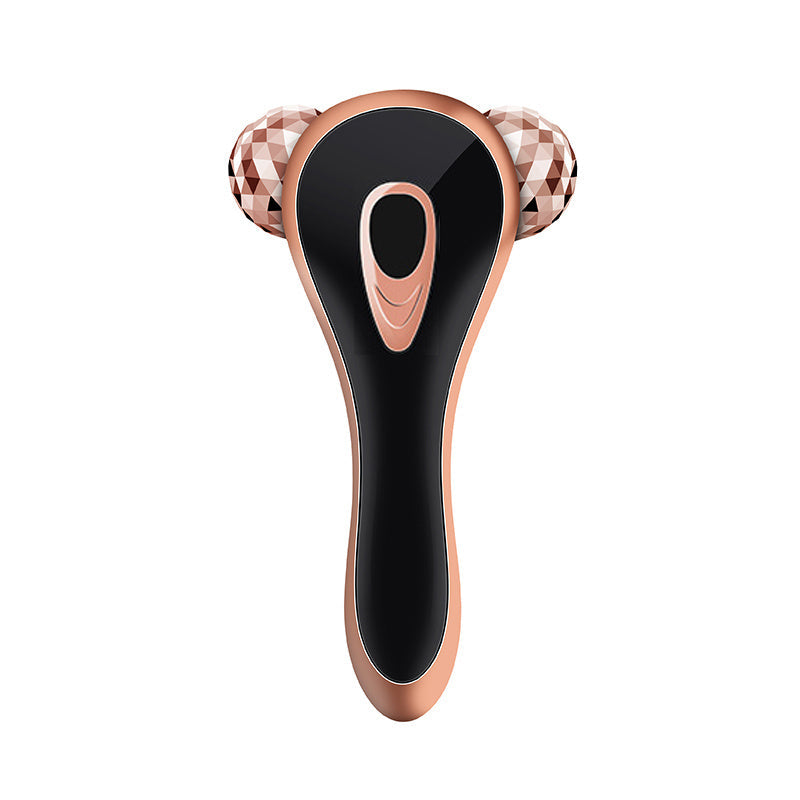 JMT-748554 3D Roller Massager for Facial and Body Contouring, Silver and Gold Options