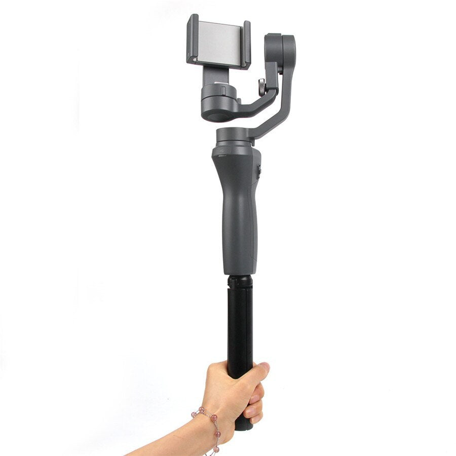 JMT-748682 Aluminum Mobile Tripod Stabilizer for iPhone and Mobile Phones - Black