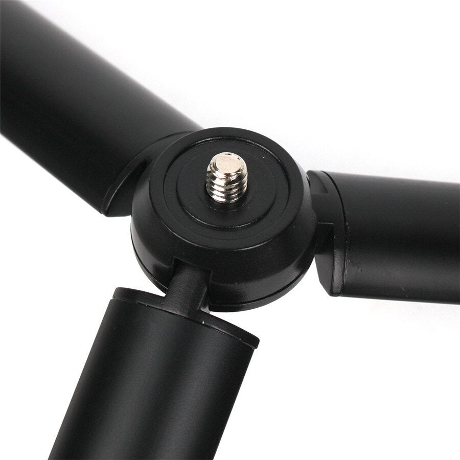 JMT-748682 Aluminum Mobile Tripod Stabilizer for iPhone and Mobile Phones - Black