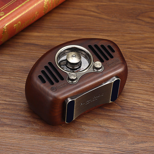 JMT-748810 FMAM Bluetooth Portable Speaker with 3600 mAh Battery, 20+ Hours Radio Playtime, and USB Interface