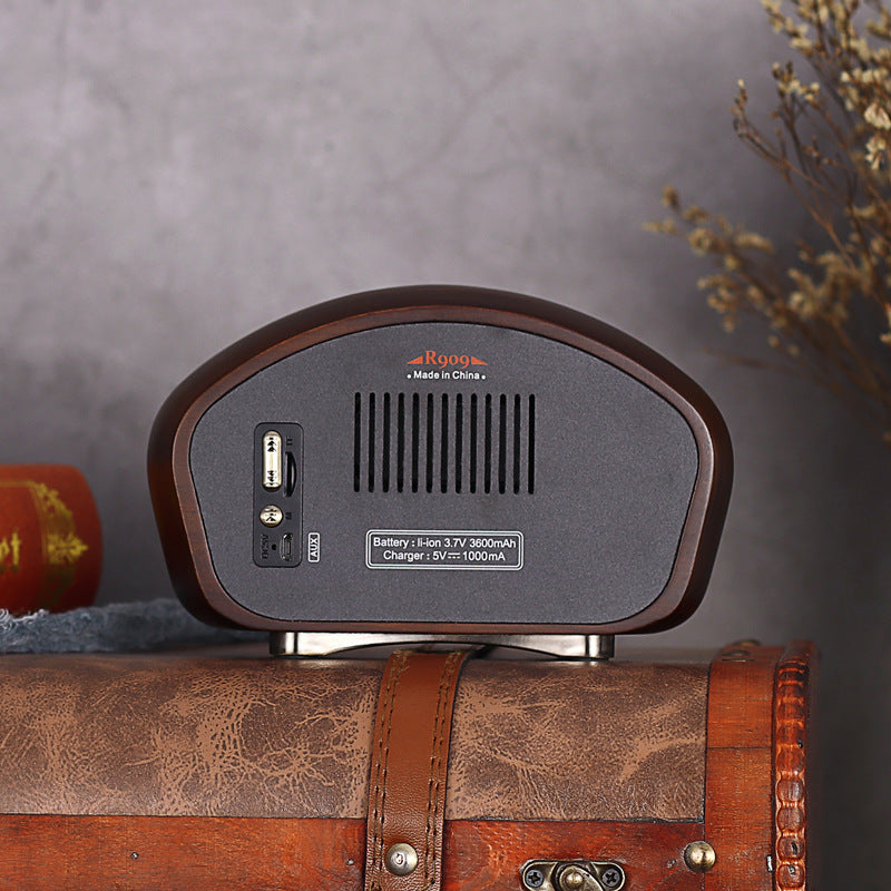 JMT-748810 FMAM Bluetooth Portable Speaker with 3600 mAh Battery, 20+ Hours Radio Playtime, and USB Interface