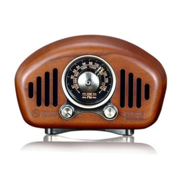 JMT-748810 FMAM Bluetooth Portable Speaker with 3600 mAh Battery, 20+ Hours Radio Playtime, and USB Interface