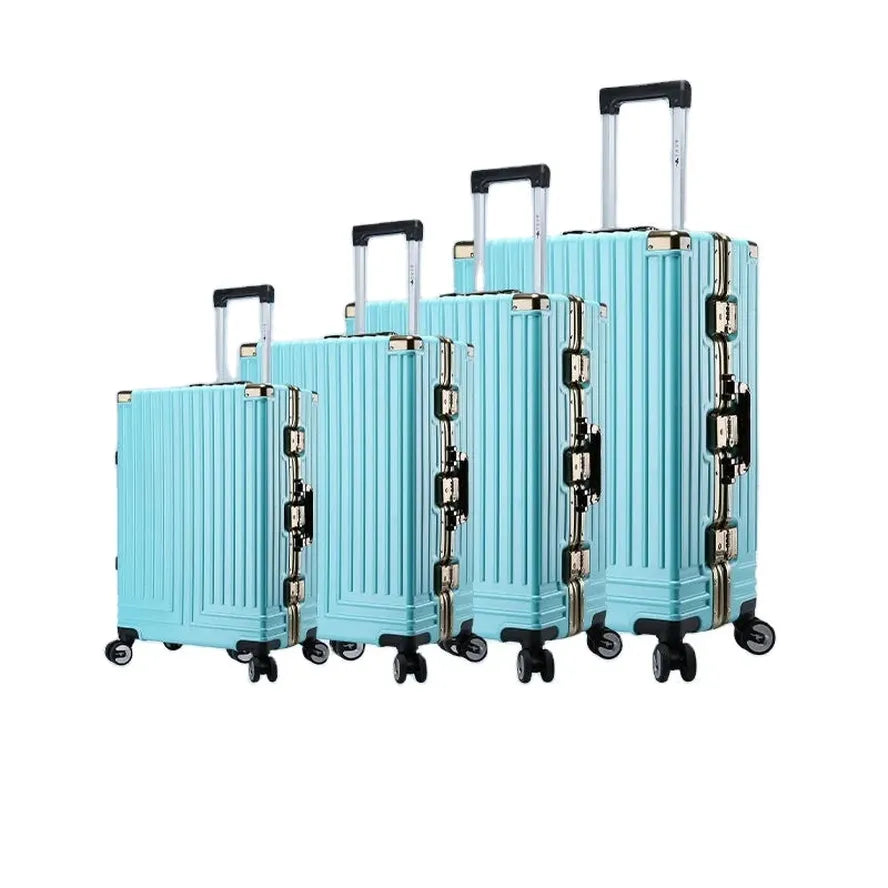 JMT-749258 Elegant ABS Travel Suitcase Set with Aluminium Frame