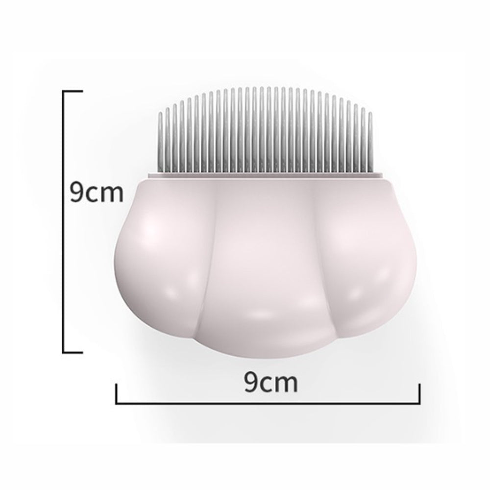 JMT-749386 Grooming Deshedding Brush for Cats, Dogs, and Bunnies – Dematting Tool for Long and Short Hair, Compact Size 9x9cm