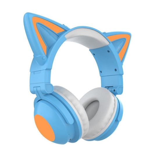 JMT-749962 Luminous Cat Ear Bluetooth Headset with Stereo Sound, Voice Control, and Multi-Point Connection