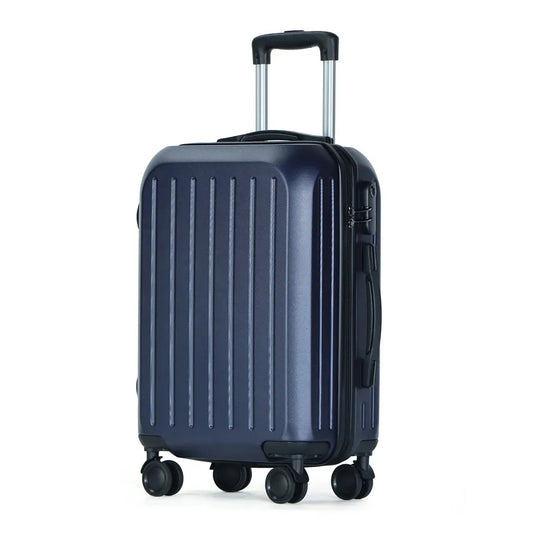 JMT-750026 Durable ABS Hard Shell Carry-On Trolley Luggage with 4 Spinner Wheels