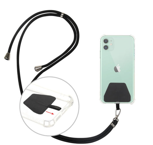 JMT-750474 No-Break Mobile Phone Casing Lanyard with Handmade Pendant and Durable Nylon Strap