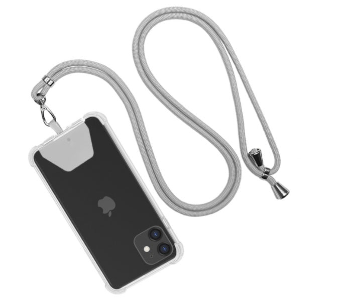 JMT-750474 No-Break Mobile Phone Casing Lanyard with Handmade Pendant and Durable Nylon Strap