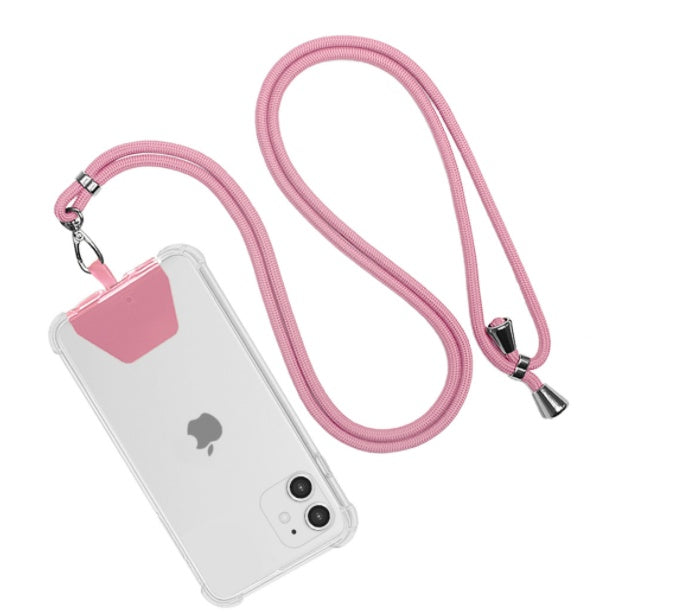 JMT-750474 No-Break Mobile Phone Casing Lanyard with Handmade Pendant and Durable Nylon Strap
