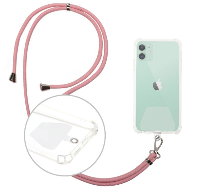 JMT-750474 No-Break Mobile Phone Casing Lanyard with Handmade Pendant and Durable Nylon Strap