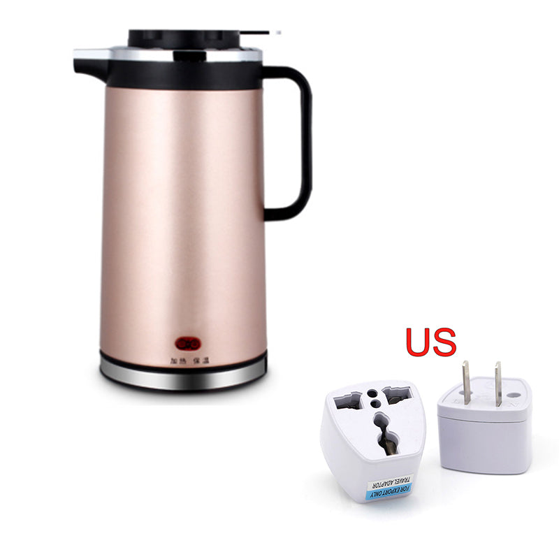 JMT-750538 Double Insulated Stainless Steel Mini Electric Kettle - 1.8L Capacity