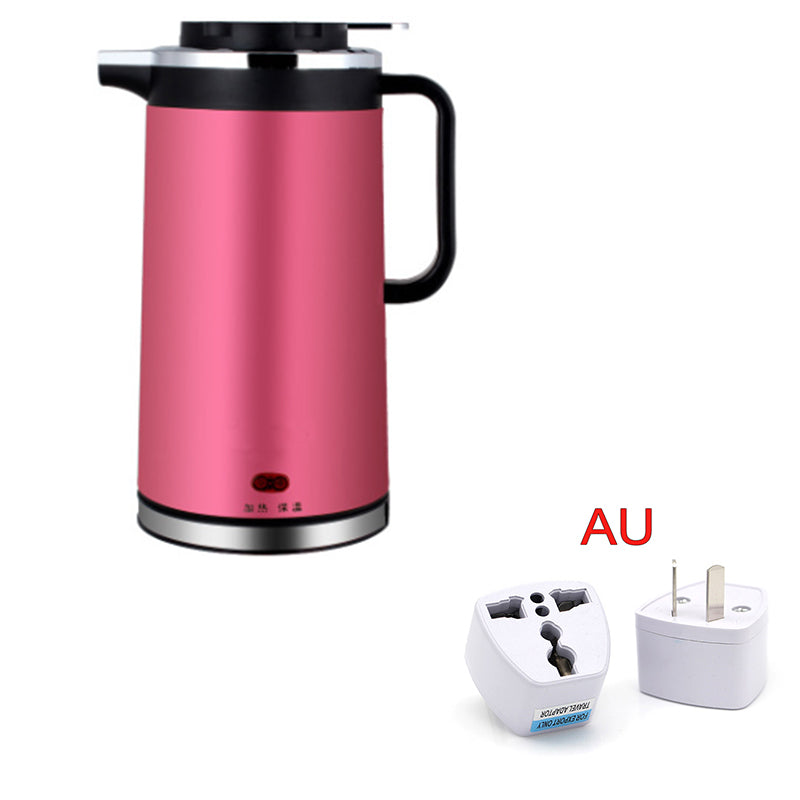 JMT-750538 Double Insulated Stainless Steel Mini Electric Kettle - 1.8L Capacity