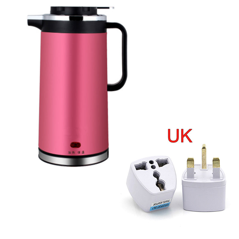 JMT-750538 Double Insulated Stainless Steel Mini Electric Kettle - 1.8L Capacity