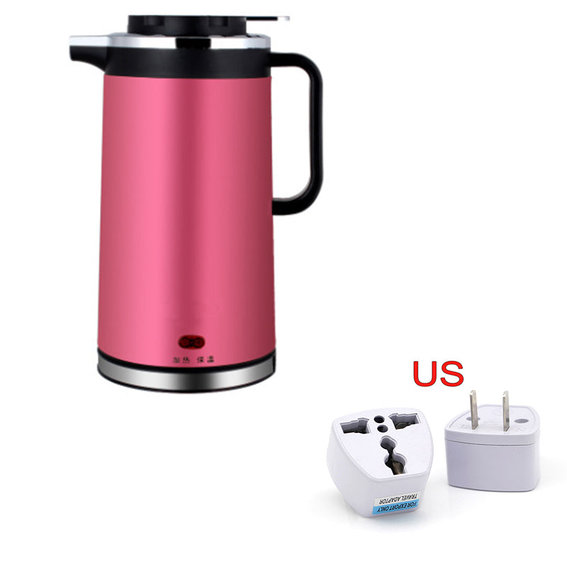 JMT-750538 Double Insulated Stainless Steel Mini Electric Kettle - 1.8L Capacity