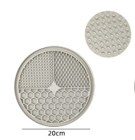 JMT-750538 Silicone Pet Licking Pad for Slow Feeding and Interactive Play, 15x15cm & 20x20cm Sizes