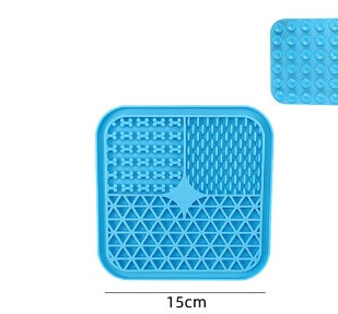 JMT-750538 Silicone Pet Licking Pad for Slow Feeding and Interactive Play, 15x15cm & 20x20cm Sizes