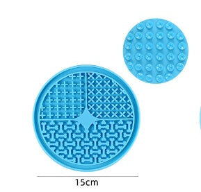 JMT-750538 Silicone Pet Licking Pad for Slow Feeding and Interactive Play, 15x15cm & 20x20cm Sizes