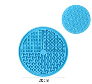JMT-750538 Silicone Pet Licking Pad for Slow Feeding and Interactive Play, 15x15cm & 20x20cm Sizes