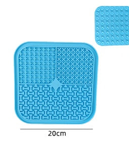JMT-750538 Silicone Pet Licking Pad for Slow Feeding and Interactive Play, 15x15cm & 20x20cm Sizes