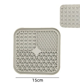 JMT-750538 Silicone Pet Licking Pad for Slow Feeding and Interactive Play, 15x15cm & 20x20cm Sizes