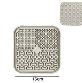 JMT-750538 Silicone Pet Licking Pad for Slow Feeding and Interactive Play, 15x15cm & 20x20cm Sizes
