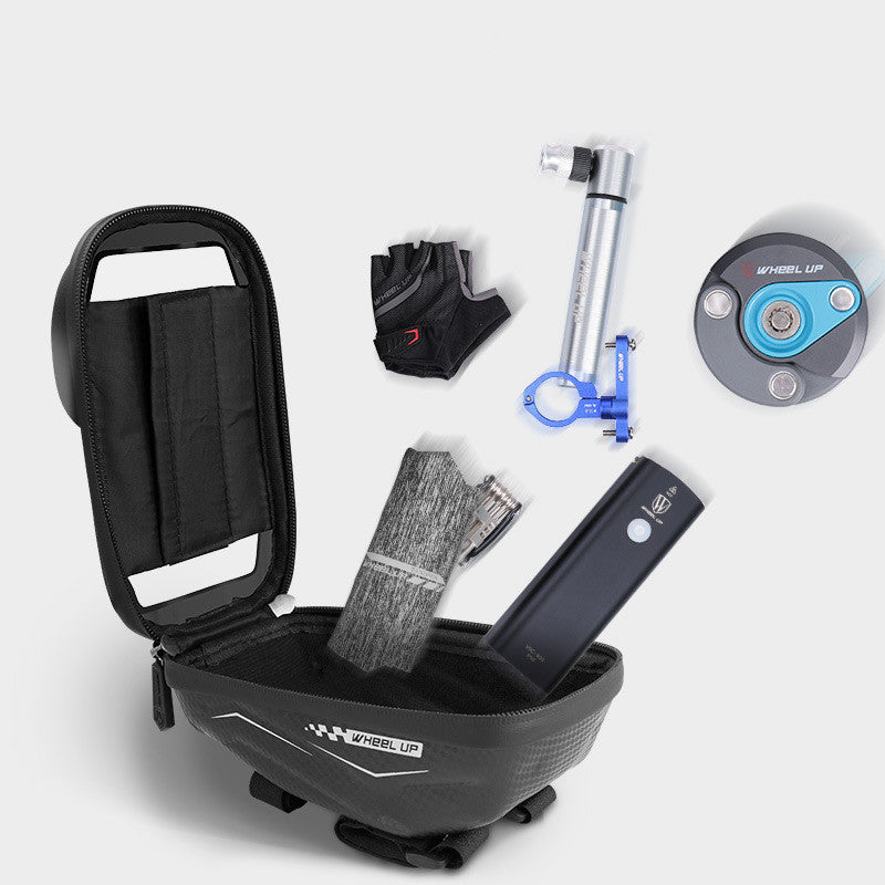 JMT-750666 EVA Touch Screen Bicycle Phone Holder Bag for Easy Access and Protection