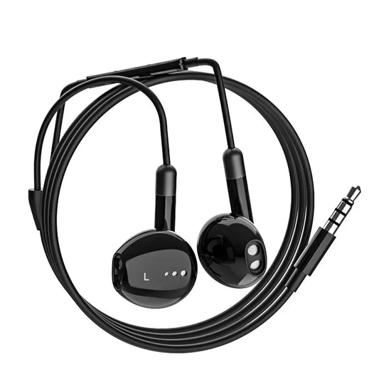 JMT-751114 Wired 3.5mm Earphones with Noise Cancelling Microphone for Sports Activities