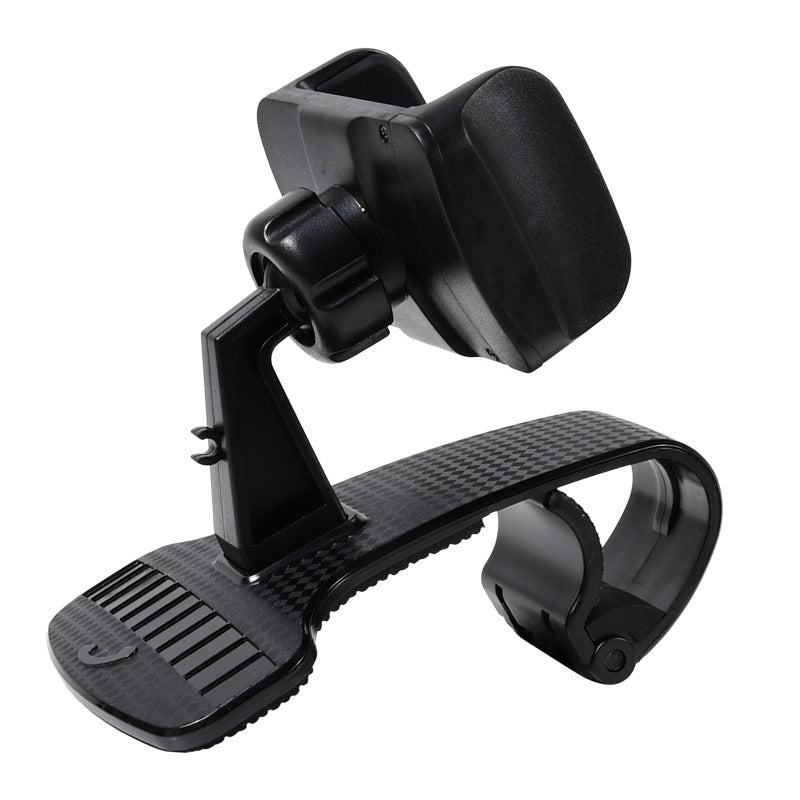 JMT-751306 Multifunctional Dashboard Phone Holder for 4-6.2-inch Devices - PVC Clip Support in Black and Red