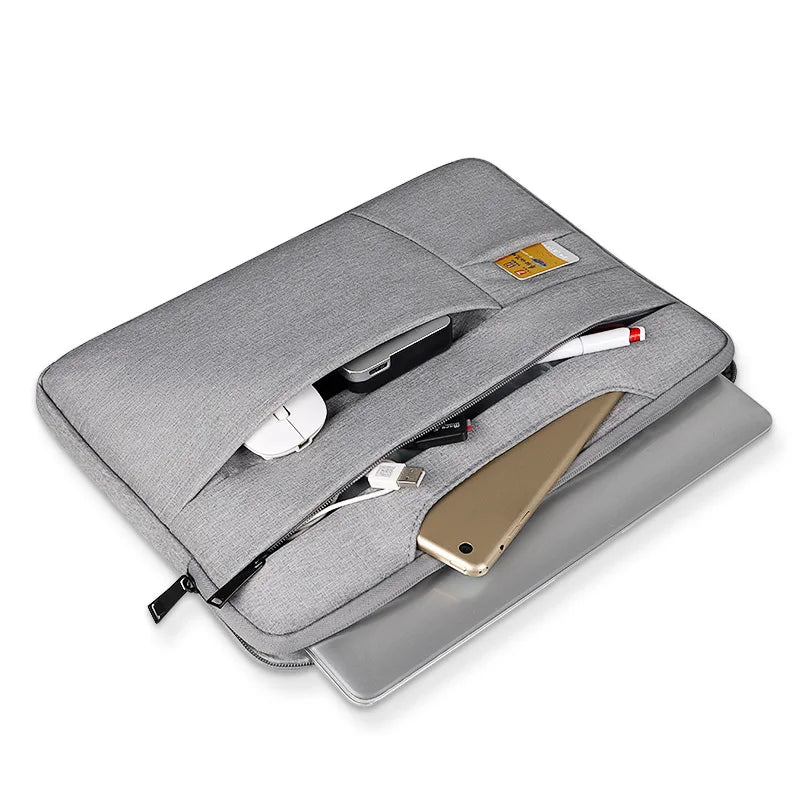 JMT-751434 Portable 15.6 Inch Laptop Sleeve with Multiple Pockets - Ideal Handbag for Men and Women