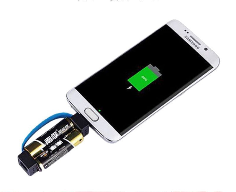 JMT-751626 Portable Emergency Power Bank with Fast Charging Capability - Compatible with AA Dry Batteries
