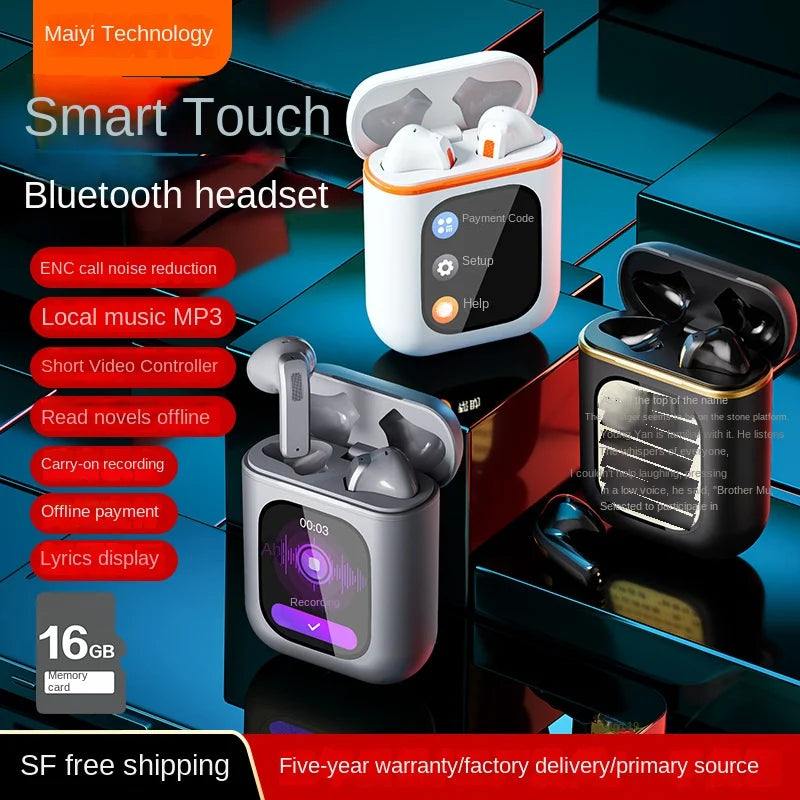 JMT-751626 Touch Control K2 TWS Earphones with Noise Reduction and MP3 Recording Function
