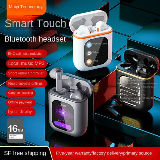 JMT-751626 Touch Control K2 TWS Earphones with Noise Reduction and MP3 Recording Function