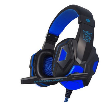 JMT-751946 PU Mind PC780 Black and Blue Gaming Headset with Microphone and LED Lighting