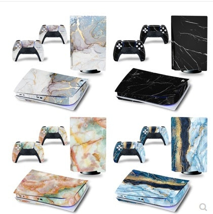 JMT-752074 Vinyl Decals for PS5 Disk Drive Edition - Marble Design Console and Controller Skins