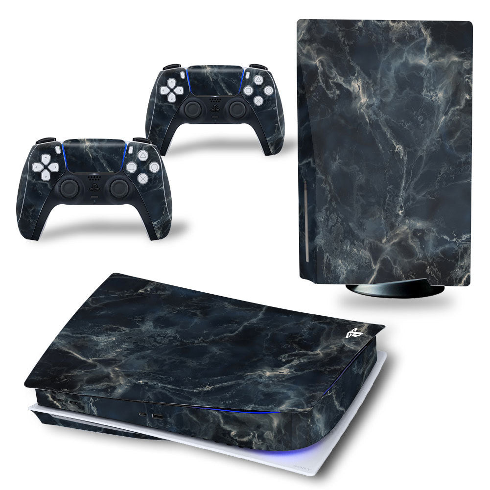 JMT-752074 Vinyl Decals for PS5 Disk Drive Edition - Marble Design Console and Controller Skins